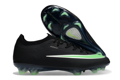 Nike Air Zoom Mercurial Vapor 17 Elite FG Firm Ground Soccer Cleats - Black/Electric Green/Metallic Silver