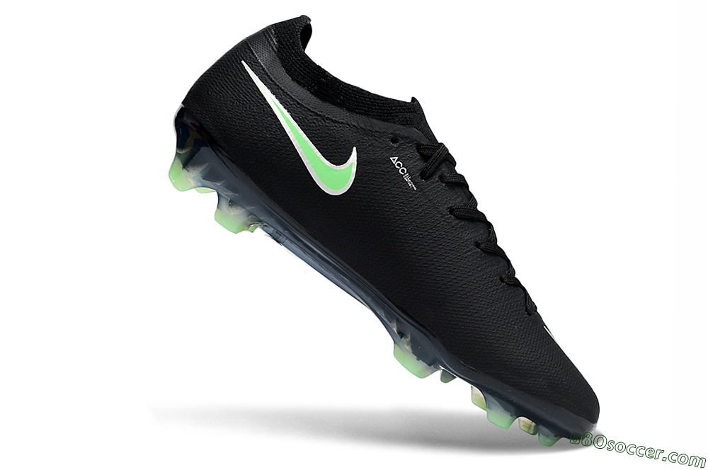 Nike Air Zoom Mercurial Vapor 17 Elite FG Firm Ground Soccer Cleats - Black/Electric Green/Metallic Silver 4