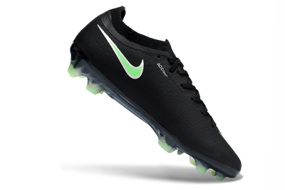 Nike Air Zoom Mercurial Vapor 17 Elite FG Firm Ground Soccer Cleats - Black/Electric Green/Metallic Silver