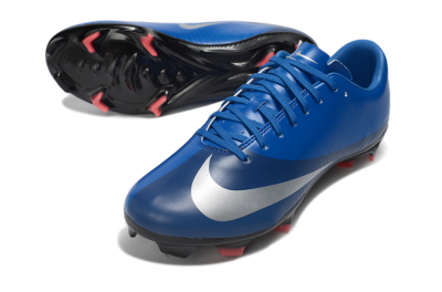 CR7 x Nike Air Zoom Mercurial Vapor 16 Elite FG Firm Ground Soccer Cleats - Blue/Electric Blue/Space Blue