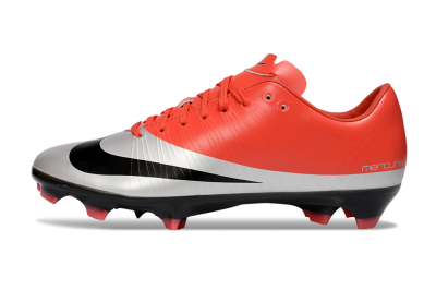 Nike Air Zoom Mercurial Vapor 16 Elite FG Firm Ground Soccer Cleats - Red/Vibrant Red/Steel Gray
