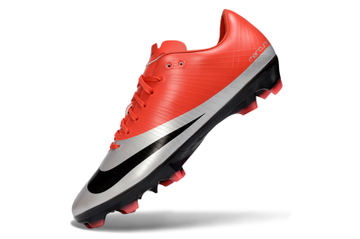Nike Air Zoom Mercurial Vapor 16 Elite FG Firm Ground Soccer Cleats - Red/Vibrant Red/Steel Gray