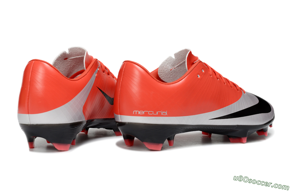 Nike Air Zoom Mercurial Vapor 16 Elite FG Firm Ground Soccer Cleats - Red/Vibrant Red/Steel Gray 6