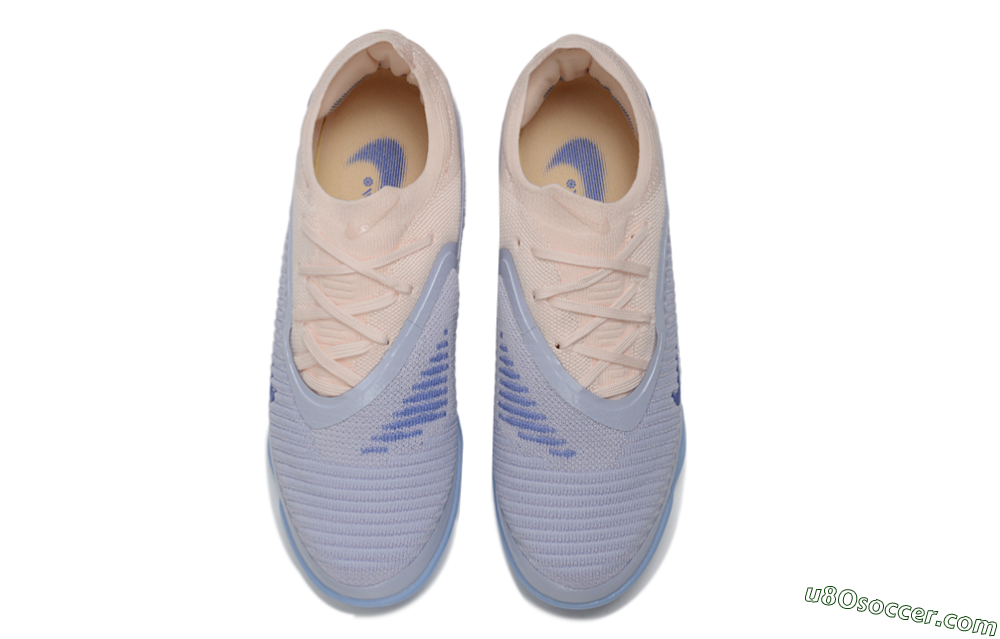 Nike Phantom 6 Elite Low TF Artificial Turf Soccer Shoes - Lavender/Soft Lavender/Pearl Pink 4
