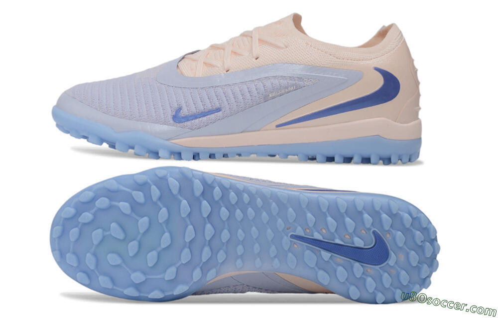 Nike Phantom 6 Elite Low TF Artificial Turf Soccer Shoes - Lavender/Soft Lavender/Pearl Pink 0