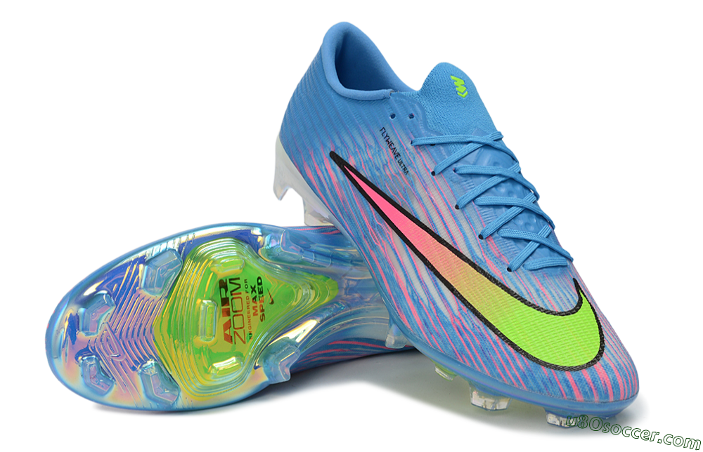 Nike Air Zoom Mercurial Superfly 11 Elite FG Firm Ground Soccer Cleats - Blue/Baltic Blue/Neon Strike 3