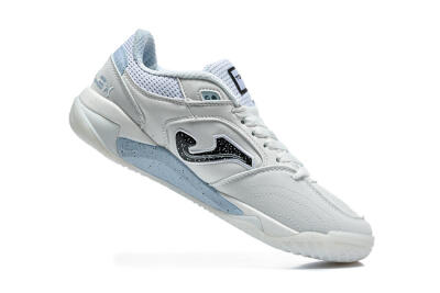 Joma Top Flex IC Indoor & Futsal Soccer Shoes - White/Ice Blue/Black