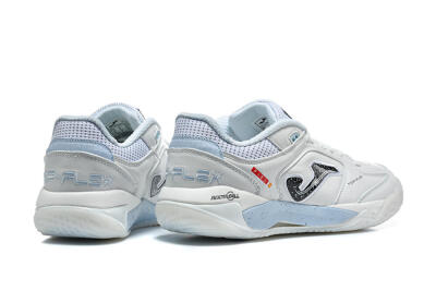 Joma Top Flex IC Indoor & Futsal Soccer Shoes - White/Ice Blue/Black
