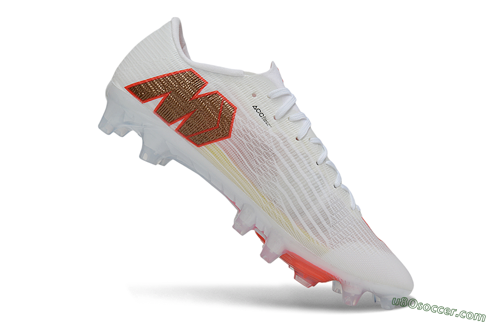 Nike Air Zoom Mercurial Superfly 11 Elite AG Artificial Grass Soccer Cleats - White/Metallic Bronze/Bright Crimson 5