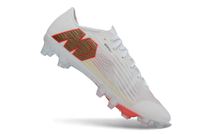 Nike Air Zoom Mercurial Superfly 11 Elite AG Artificial Grass Soccer Cleats - White/Metallic Bronze/Bright Crimson