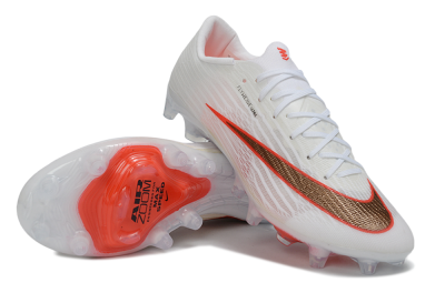 Nike Air Zoom Mercurial Superfly 11 Elite AG Artificial Grass Soccer Cleats - White/Metallic Bronze/Bright Crimson