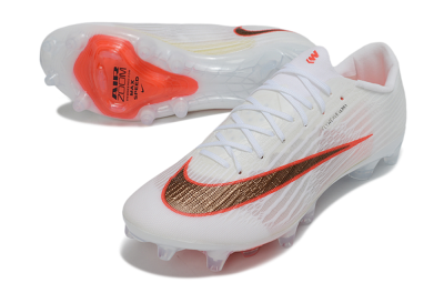 Nike Air Zoom Mercurial Superfly 11 Elite AG Artificial Grass Soccer Cleats - White/Metallic Bronze/Bright Crimson
