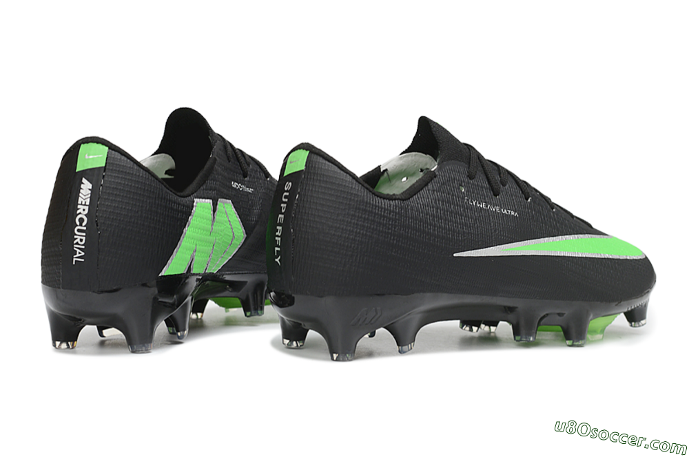 Nike Air Zoom Mercurial Superfly 11 Elite AG Artificial Grass Soccer Cleats - Black/Black/Electric Green 7