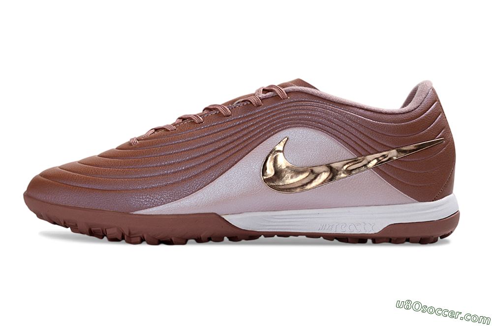 Nike Tiempo Legend 11 Elite TF Artificial Turf Soccer Shoes - Bronze/Metallic Bronze/Pearl Pink 2