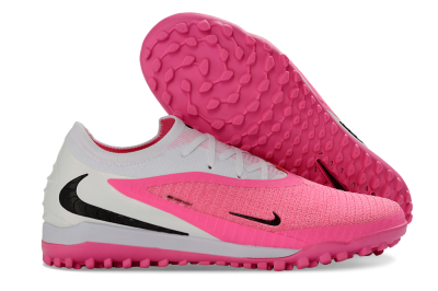 Nike Phantom 6 Elite Low TF Artificial Turf Soccer Shoes - Pink/Hyper Pink/White