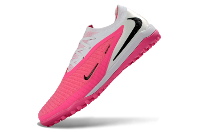 Nike Phantom 6 Elite Low TF Artificial Turf Soccer Shoes - Pink/Hyper Pink/White