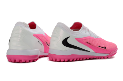 Nike Phantom 6 Elite Low TF Artificial Turf Soccer Shoes - Pink/Hyper Pink/White