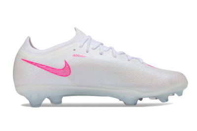 Nike Air Zoom Mercurial Vapor 17 Elite TF Artificial Turf Soccer Shoes - White/White/Pink Blast