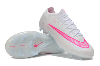 Nike Air Zoom Mercurial Vapor 17 Elite FG Firm Ground Soccer Cleats - White/White/Hyper Pink