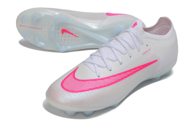 Nike Air Zoom Mercurial Vapor 17 Elite FG Firm Ground Soccer Cleats - White/White/Hyper Pink