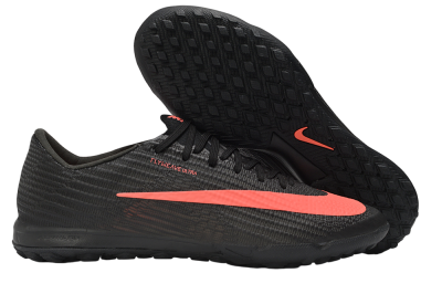 Nike Air Zoom Mercurial Superfly 11 Elite TF Artificial Turf Soccer Shoes - Black/Black/Bright Crimson
