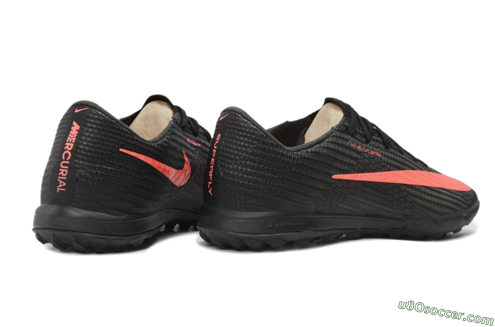 Nike Air Zoom Mercurial Superfly 11 Elite TF Artificial Turf Soccer Shoes - Black/Black/Bright Crimson 6