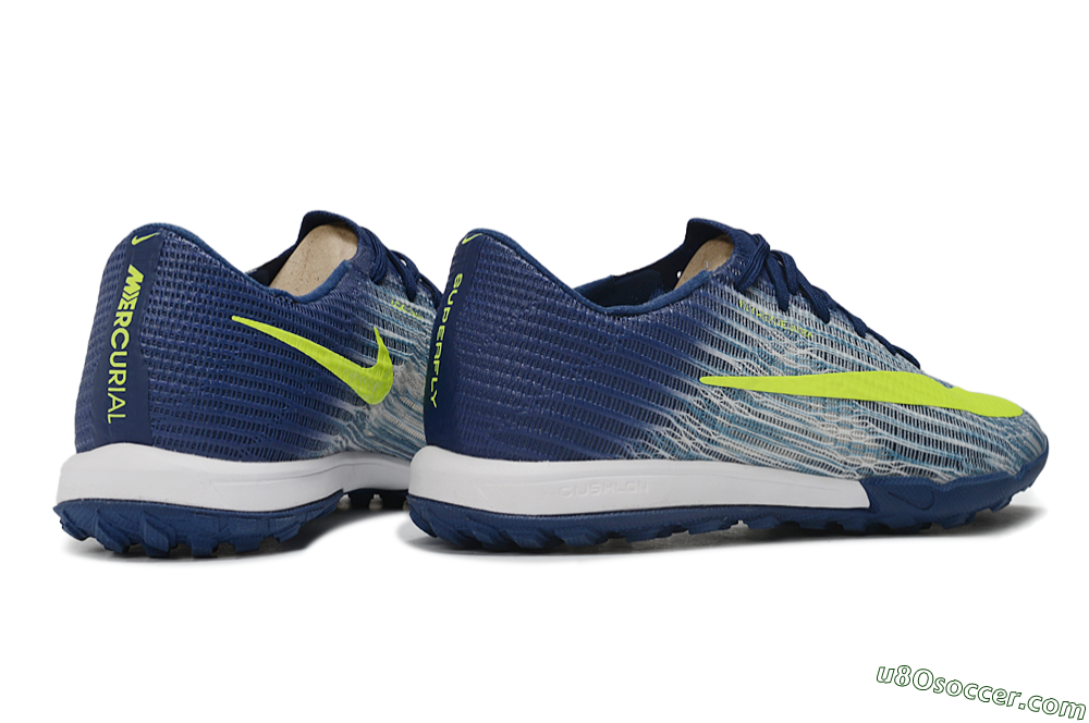 Nike Air Zoom Mercurial Superfly 11 Elite TF Artificial Turf Soccer Shoes - Blue/Midnight Navy/Volt 6