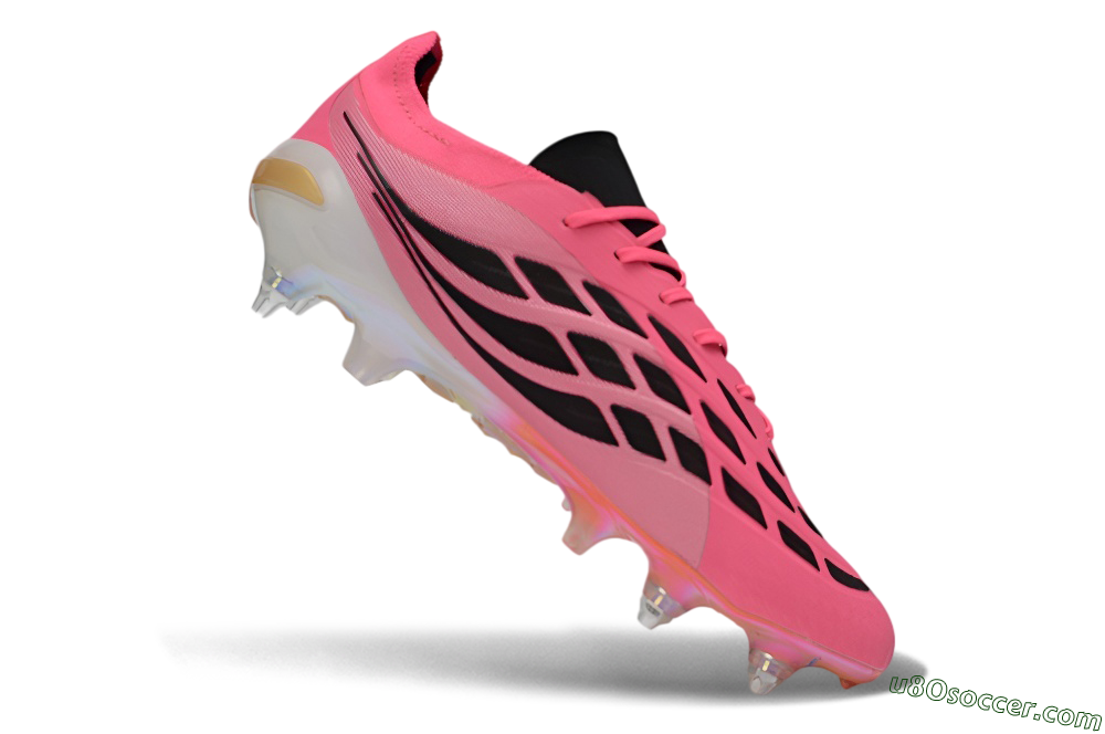 Adidas Predator 26 Elite SG Soft Ground Soccer Cleats - Pink/Berry Pink/Metallic Black 4