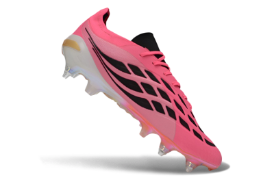Adidas Predator 26 Elite SG Soft Ground Soccer Cleats - Pink/Berry Pink/Metallic Black