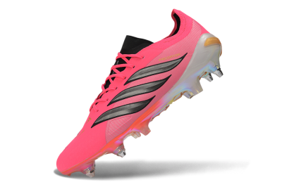 Adidas Predator 26 Elite SG Soft Ground Soccer Cleats - Pink/Berry Pink/Metallic Black