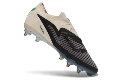 Nike Phantom 6 Elite Low SG Soft Ground Soccer Cleats - Beige/Sanddrift/Black