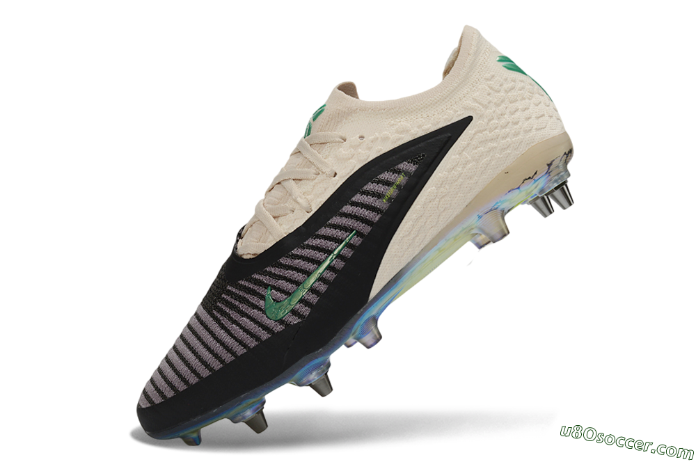 Nike Phantom 6 Elite Low SG Soft Ground Soccer Cleats - Beige/Sanddrift/Black 5