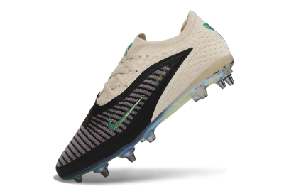 Nike Phantom 6 Elite Low SG Soft Ground Soccer Cleats - Beige/Sanddrift/Black