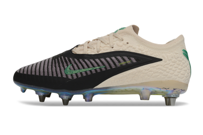 Nike Phantom 6 Elite Low SG Soft Ground Soccer Cleats - Beige/Sanddrift/Black