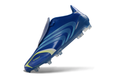 Messi x Adidas F50 Elite Tunit FG Firm Ground Soccer Cleats - Blue/Lucid Blue/Solar Yellow