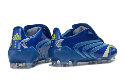 Messi x Adidas F50 Elite Tunit FG Firm Ground Soccer Cleats - Blue/Lucid Blue/Solar Yellow