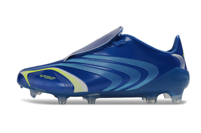 Messi x Adidas F50 Elite Tunit FG Firm Ground Soccer Cleats - Blue/Lucid Blue/Solar Yellow