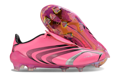 Messi x Adidas F50 Elite Tunit FG Firm Ground Soccer Cleats - Pink/Lucid Pink/Core Black