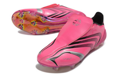 Messi x Adidas F50 Elite Tunit FG Firm Ground Soccer Cleats - Pink/Lucid Pink/Core Black