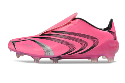 Messi x Adidas F50 Elite Tunit FG Firm Ground Soccer Cleats - Pink/Lucid Pink/Core Black