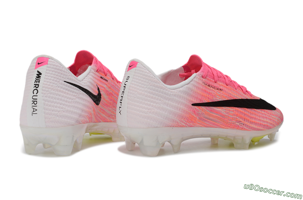 Nike Air Zoom Mercurial Superfly 11 Elite FG Firm Ground Soccer Cleats - Pink/Sunset Pink/White Iridescent 6