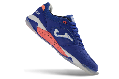 Joma Top Flex IC Indoor & Futsal Soccer Shoes - Blue/Royal Blue/Coral Pink