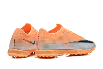 Nike Air Zoom Mercurial Vapor 17 Elite TF Artificial Turf Soccer Shoes - Orange/Sunset Glow/Metallic Silver