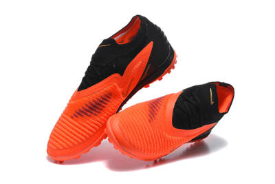 Nike Phantom 6 Elite Low TF Artificial Turf Soccer Shoes - Orange/Black/Metallic Gold