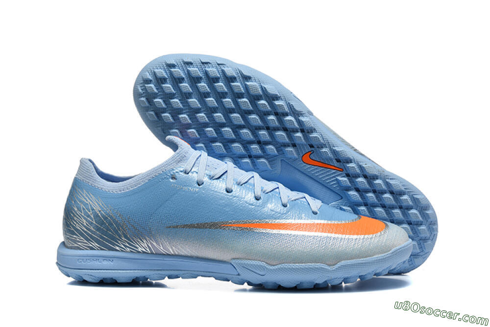 Nike Air Zoom Mercurial Vapor 17 Elite TF Artificial Turf Soccer Shoes - Blue/University Blue/Bright Crimson 1