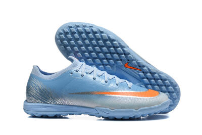 Nike Air Zoom Mercurial Vapor 17 Elite TF Artificial Turf Soccer Shoes - Blue/University Blue/Bright Crimson