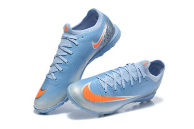 Nike Air Zoom Mercurial Vapor 17 Elite TF Artificial Turf Soccer Shoes - Blue/University Blue/Bright Crimson