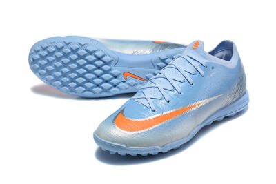 Nike Air Zoom Mercurial Vapor 17 Elite TF Artificial Turf Soccer Shoes - Blue/University Blue/Bright Crimson