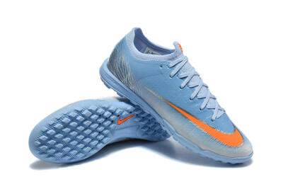 Nike Air Zoom Mercurial Vapor 17 Elite TF Artificial Turf Soccer Shoes - Blue/University Blue/Bright Crimson