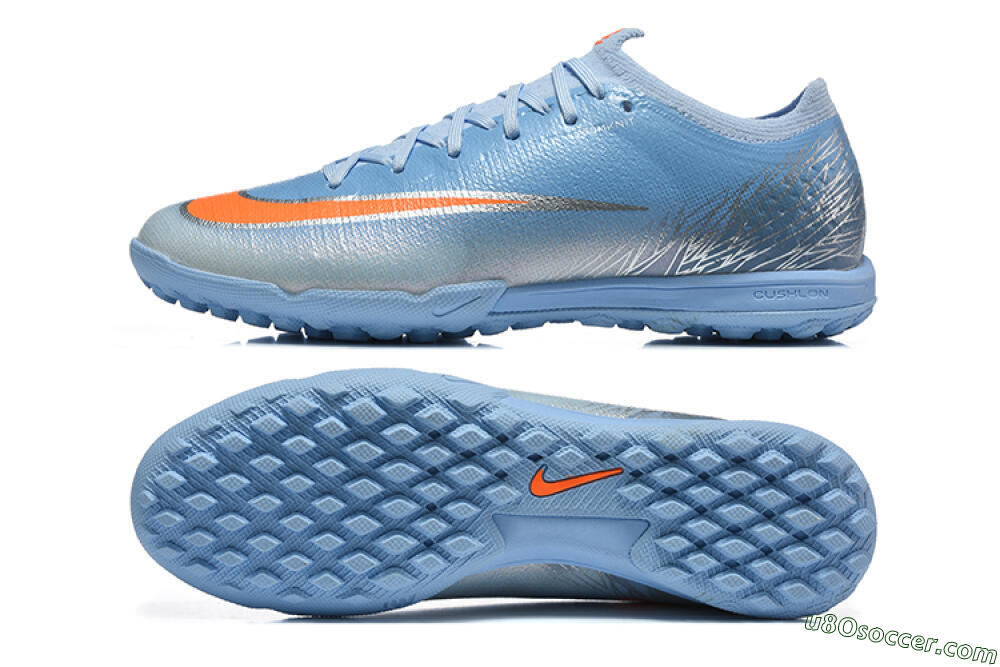 Nike Air Zoom Mercurial Vapor 17 Elite TF Artificial Turf Soccer Shoes - Blue/University Blue/Bright Crimson 0
